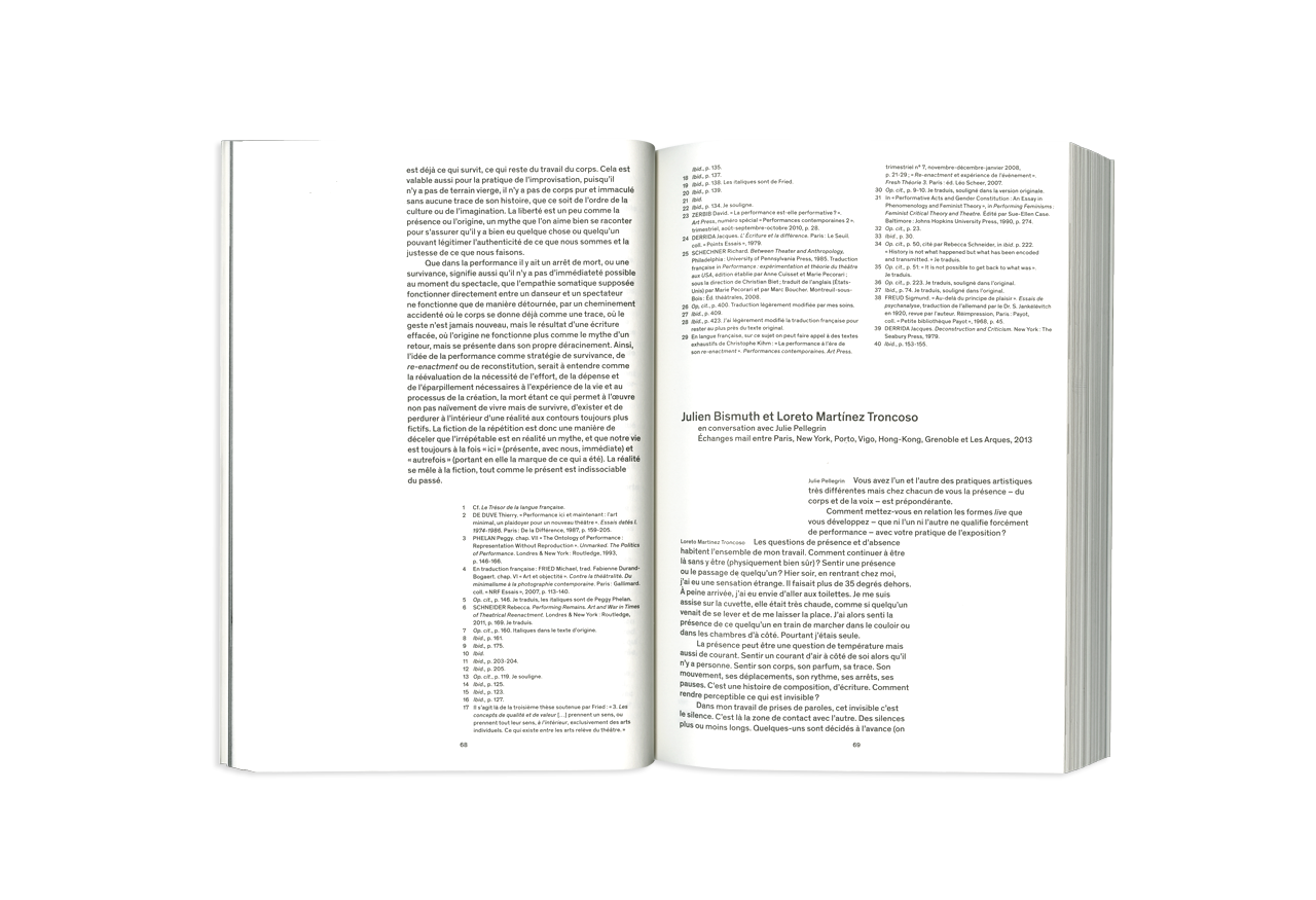 choreographing exhibitions