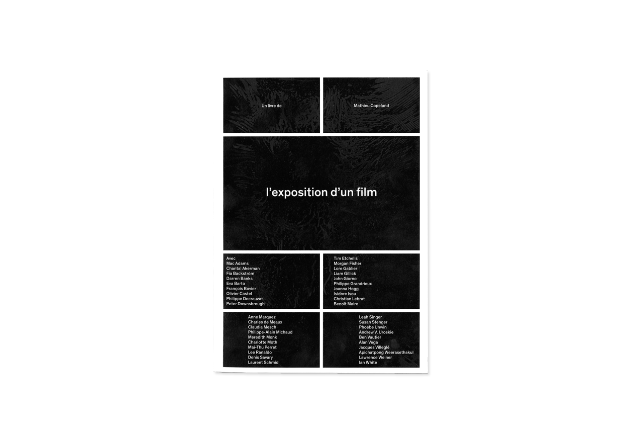 the exhibition of a film